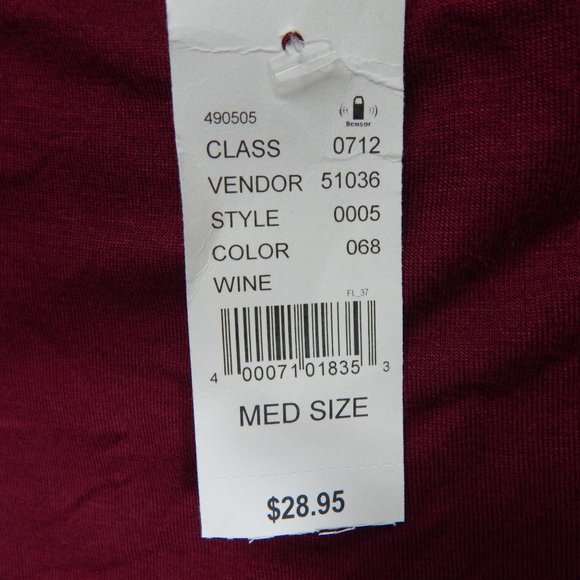 L.A Hearts Flutter Sleeve Crop Tank Top Womens Pacsun Burgundy Size M - Picture 6 of 8